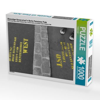 Produktbild: CALVENDO Puzzle Ehemaliger Grenzverlauf in Berlin Potsdamer Platz | 1000 Teile Lege-Gr&ouml;&szlig;e 64 &times; 48 cm Foto-Puzzle f&uuml;r gl&uuml;ckliche Stunden