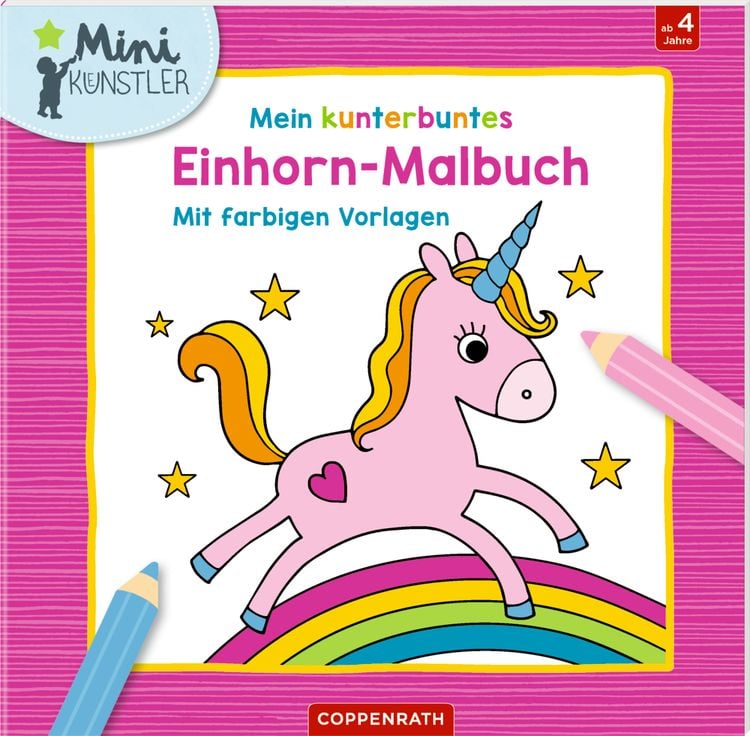 Produktbild: Mein kunterbuntes Einhorn-Malbuch