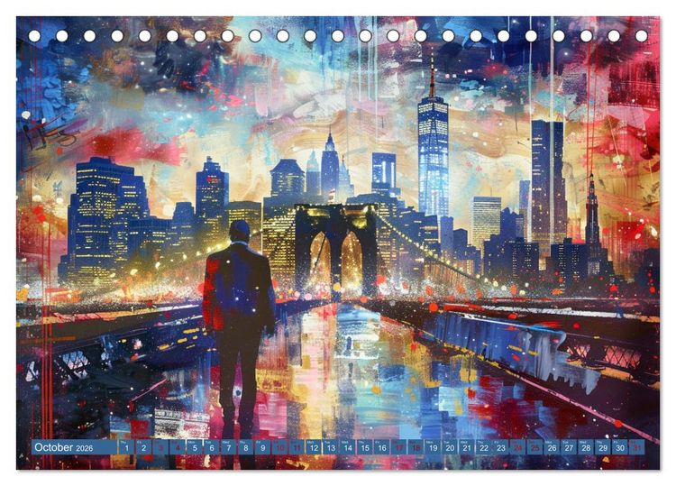 Produktbild: Patriotic Art Collection (Desk Calendar 2026 DIN A5 landscape), CALVENDO 12 Month DeskCalendar