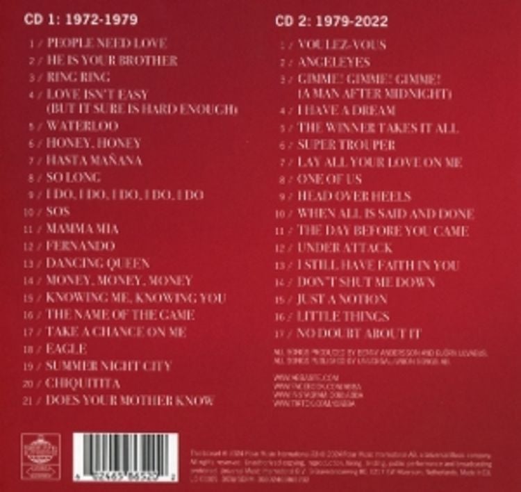 Produktbild: ABBA-The Singles:The First Fifty Years (Ltd. 2CD)
