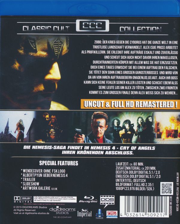 Produktbild: Nemesis 4 - Engel des Todes - Uncut/Classic Cult Collection