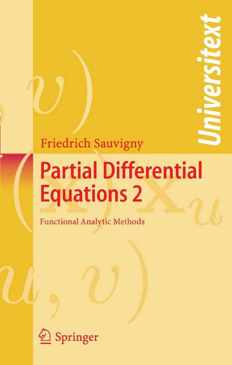 Produktbild: Partial Differential Equations 2