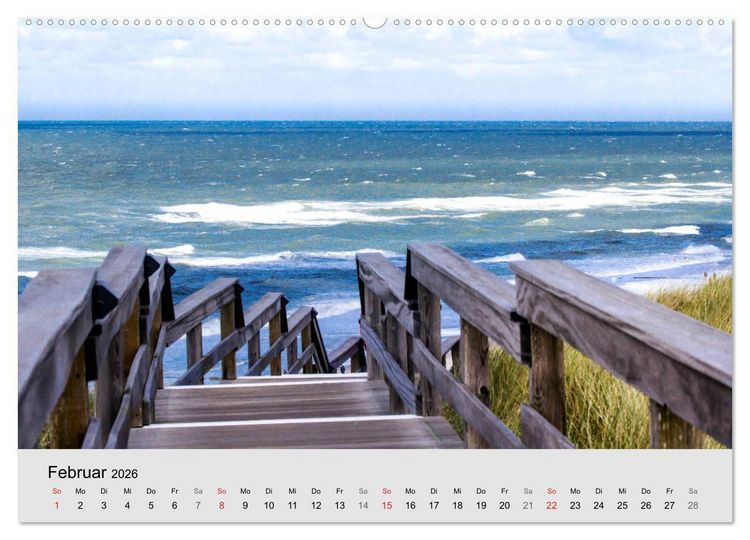 Produktbild: Sylt mein Inselblick (Wandkalender 2026 DIN A2 quer), CALVENDO Monatskalender