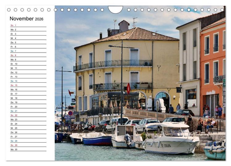 Produktbild: S&egrave;te - Das Venedig des Languedoc (Wandkalender 2026 DIN A4 quer), CALVENDO Monatskalender