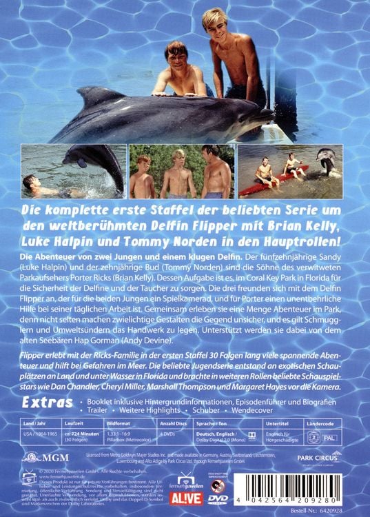 Produktbild: Flipper - Die komplette 1. Staffel (Fernsehjuwelen) [4 DVDs]