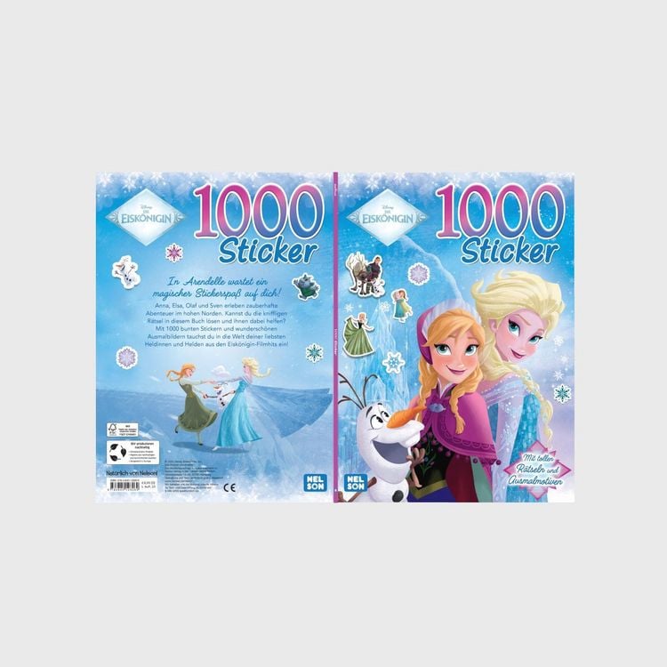 Produktbild: Disney Die Eisk&ouml;nigin: 1000 Sticker