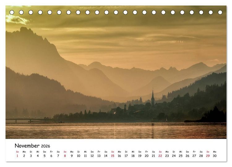 Produktbild: Wanderbarer Wei&szlig;ensee (Tischkalender 2026 DIN A5 quer), CALVENDO Monatskalender