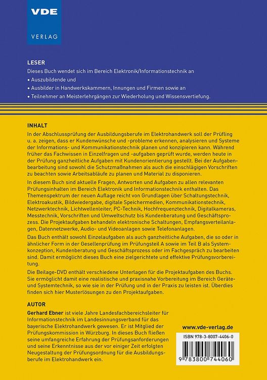 Produktbild: Pr&uuml;fungsvorbereitung Elektronik und Informationstechnik