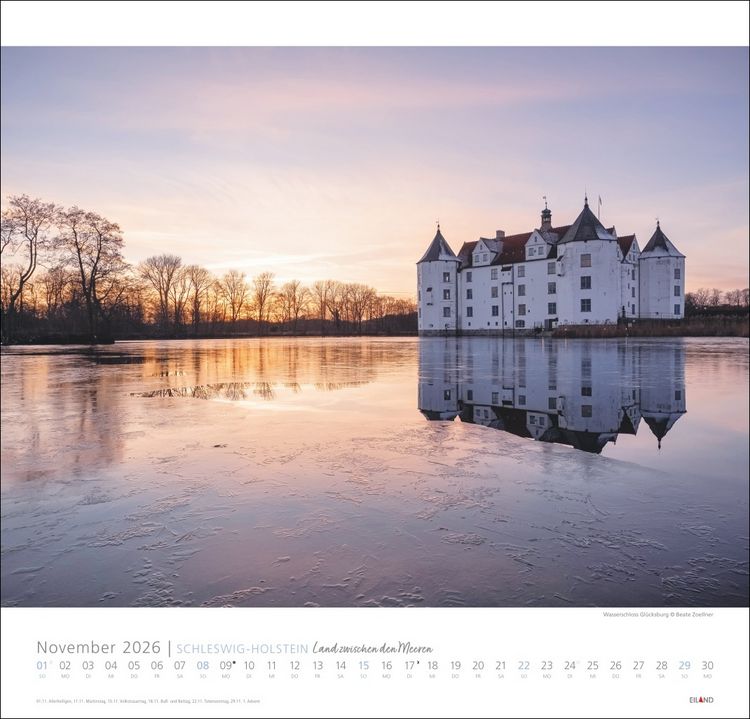 Produktbild: Schleswig-Holstein Edition Kalender 2026 - Land zwischen den Meeren
