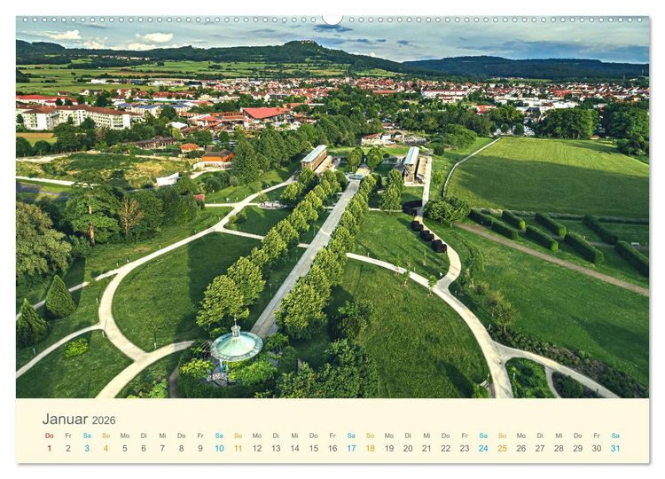 Produktbild: Bad Staffelstein - Gottesgarten am Obermain (hochwertiger Premium Wandkalender 2026 DIN A2 quer), Kunstdruck in Hochglanz