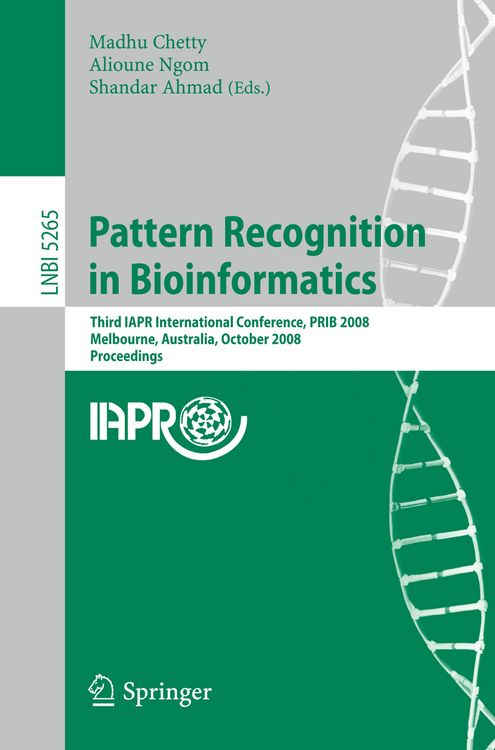 Produktbild: Pattern Recognition in Bioinformatics