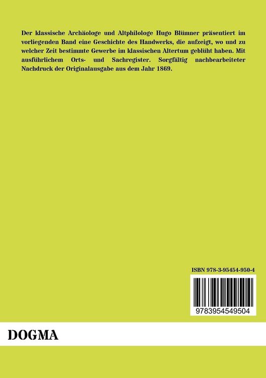 Produktbild: Die gewerbliche T&auml;tigkeit der V&ouml;lker des klassischen Altertums