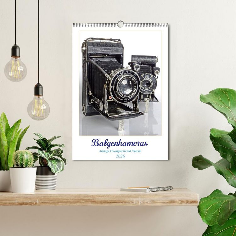Produktbild: Balgenkameras - Analoge Fotoapparate mit Charme (Wandkalender 2026 DIN A3 hoch), CALVENDO Monatskalender