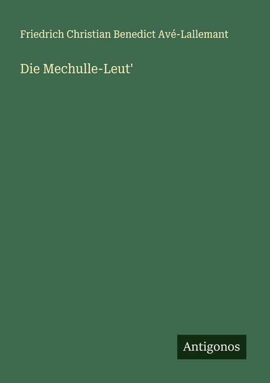 Produktbild: Die Mechulle-Leut'