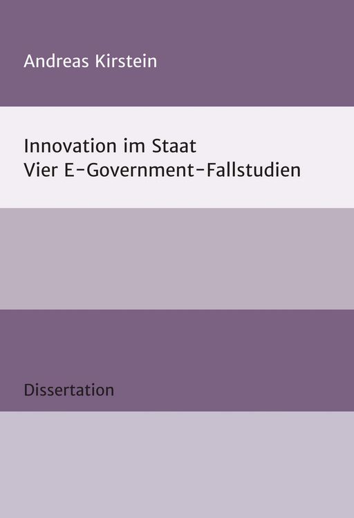Produktbild: Innovation im Staat