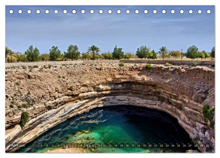 Produktbild: Sultanat Oman (Tischkalender 2026 DIN A5 quer), CALVENDO Monatskalender