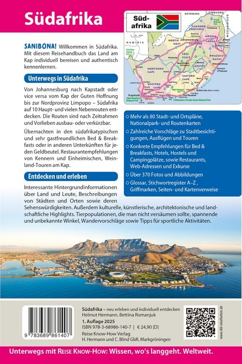 Produktbild: Reise Know-How Reiseführer Südafrika