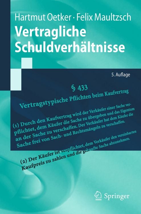 Produktbild: Vertragliche Schuldverh&auml;ltnisse