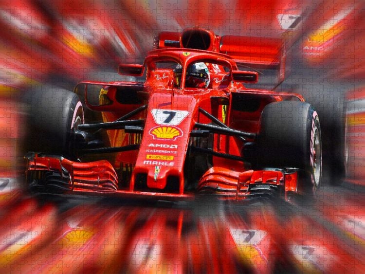 Produktbild: CALVENDO Puzzle Kimi R&auml;ikk&ouml;nen aus Finnland im Ferrari F1. | 2000 Teile Lege-Gr&ouml;&szlig;e 90x67cm Foto-Puzzle f&uuml;r gl&uuml;ckliche Stunden