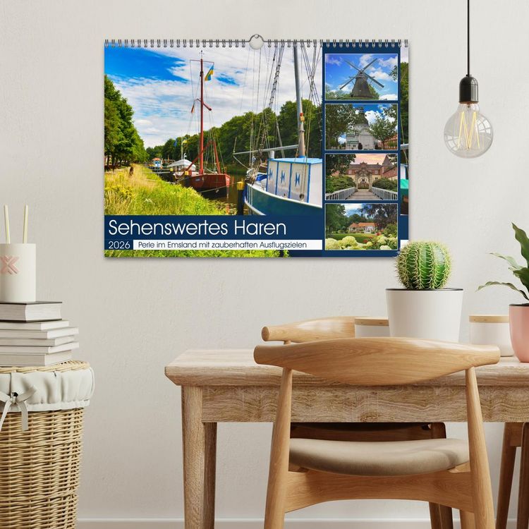 Produktbild: Sehenswertes Haren (Wandkalender 2026 DIN A3 quer), CALVENDO Monatskalender