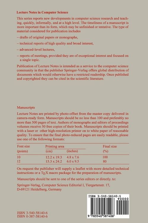 Produktbild: Logical Foundations of Computer Science