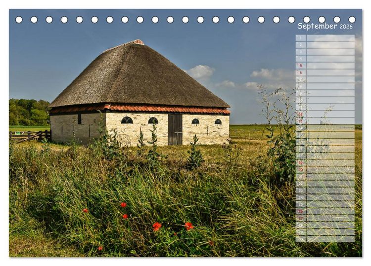 Produktbild: Ein Sommer auf Texel (Tischkalender 2026 DIN A5 quer), CALVENDO Monatskalender