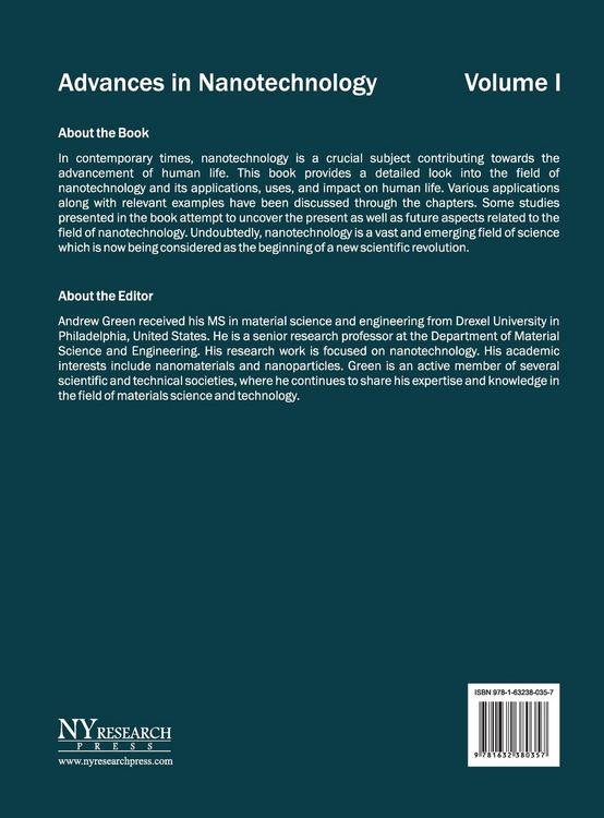 Produktbild: Advances in Nanotechnology