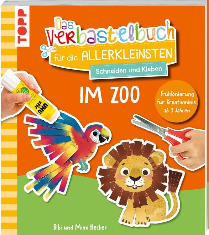 Bild vom Artikel Das Verbastelbuch für die Allerkleinsten. Schneiden und Kleben. Im Zoo vom Autor Mimi Hecher