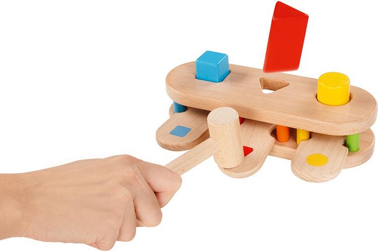 Goki - Hammerbank und Kugelbahn 2 in 1 (A