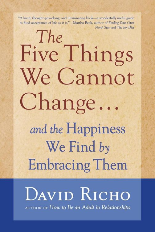 Produktbild: The Five Things We Cannot Change