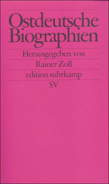 Produktbild: Ostdeutsche Biographien