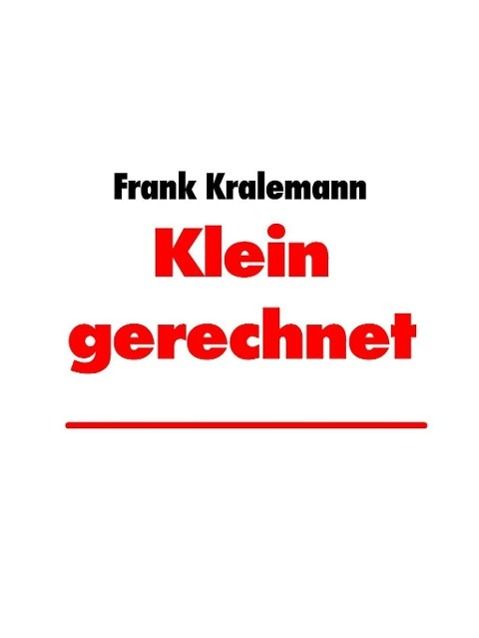 Produktbild: Klein gerechnet