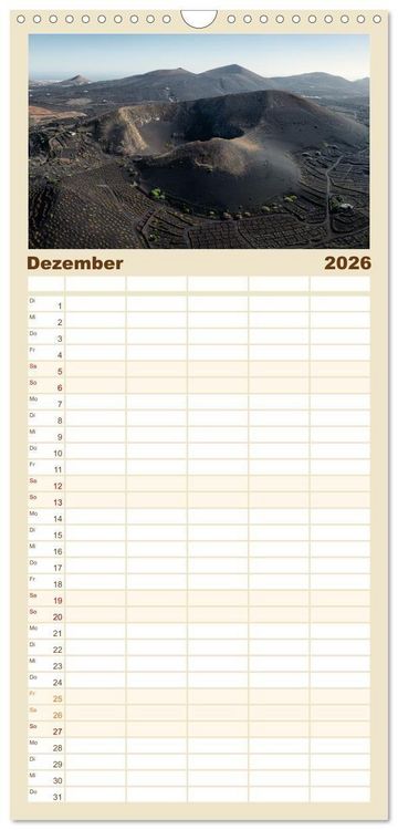 Produktbild: Familienplaner 2026 - Die Kanaren &ndash; Faszinierende Inseln im Atlantik mit 5 Spalten (Wandkalender, 21 x 45 cm) CALVENDO