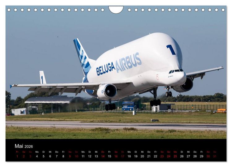 Produktbild: Leidenschaft Flugzeuge (Wandkalender 2026 DIN A4 quer), CALVENDO Monatskalender