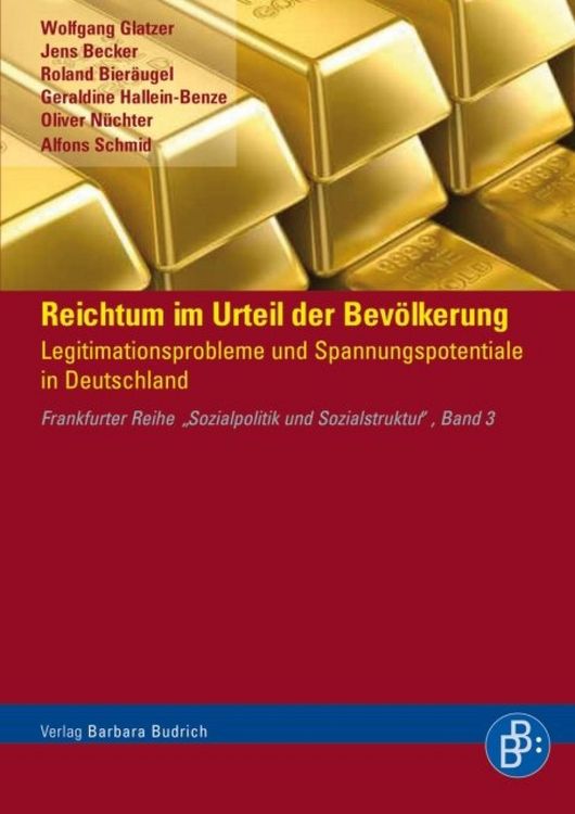 Produktbild: Reichtum im Urteil der Bev&ouml;lkerung
