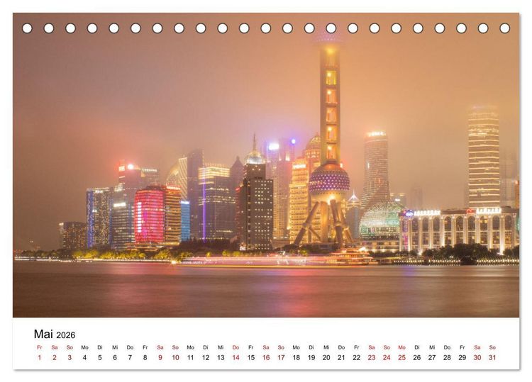 Produktbild: Traumhaftes China (Tischkalender 2026 DIN A5 quer), CALVENDO Monatskalender