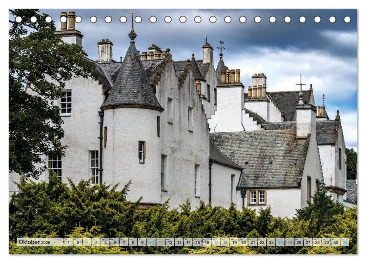 Produktbild: Mein Schottland - Architektur (Tischkalender 2026 DIN A5 quer), CALVENDO Monatskalender