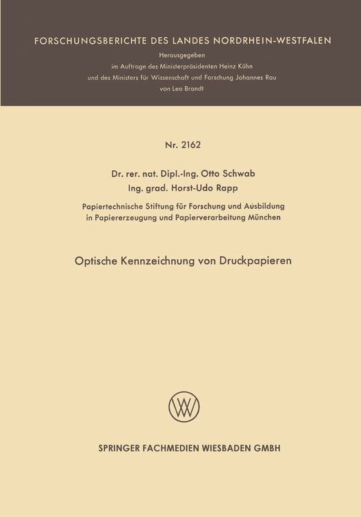 Produktbild: Optische Kennzeichnung von Druckpapieren