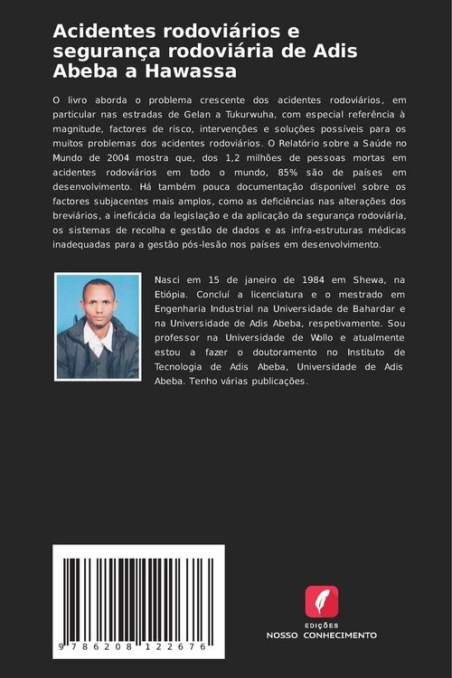 Produktbild: Acidentes rodovi&aacute;rios e seguran&ccedil;a rodovi&aacute;ria de Adis Abeba a Hawassa