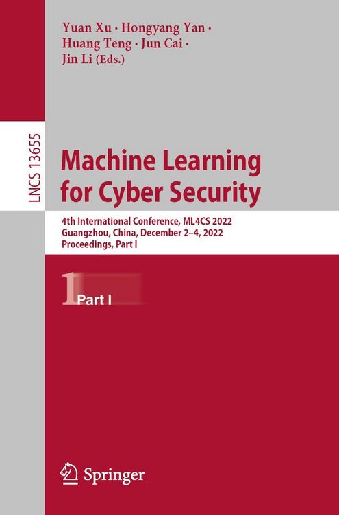 Produktbild: Machine Learning for Cyber Security