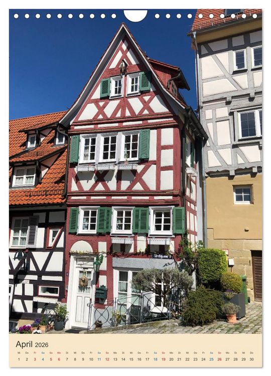 Produktbild: Herrenberg im Fokus (Wandkalender 2026 DIN A4 hoch), CALVENDO Monatskalender