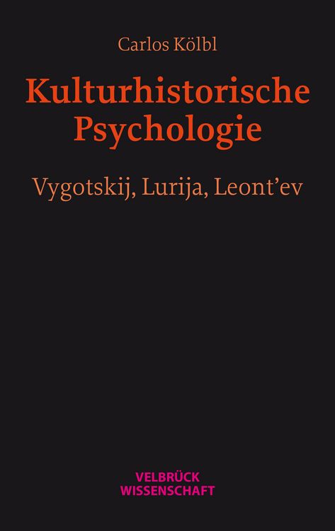 Produktbild: Kulturhistorische Psychologie