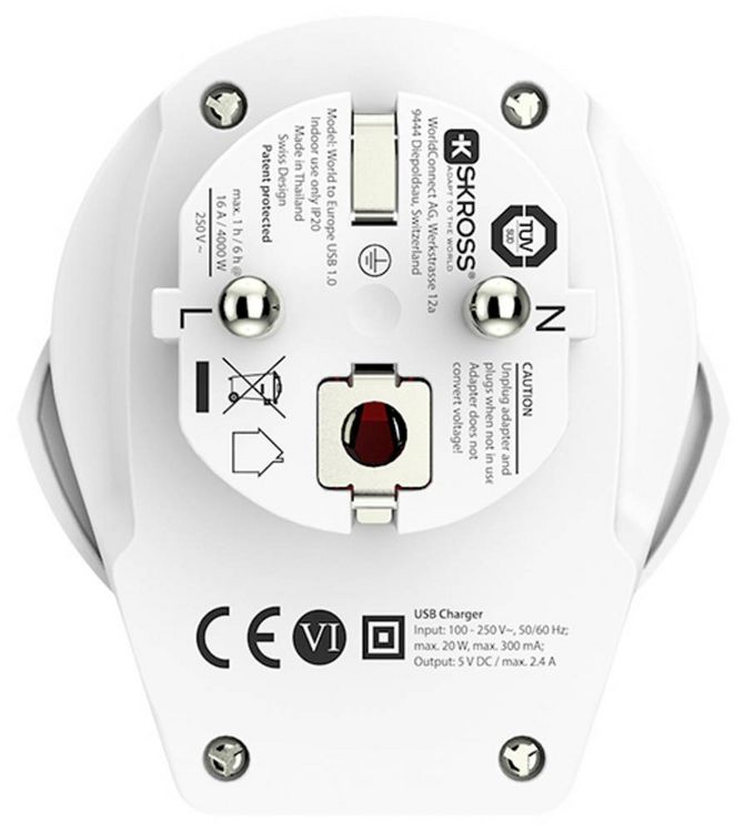 Produktbild: Skross 1.500266-E Reiseadapter