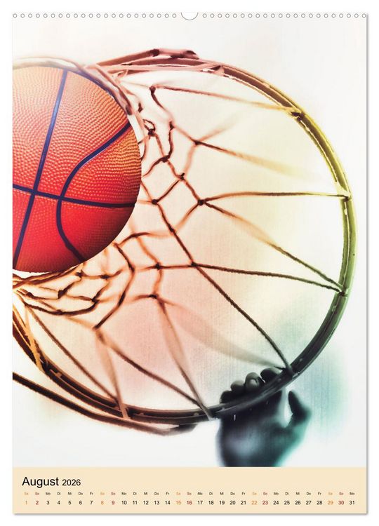 Produktbild: Basketball Fun (hochwertiger Premium Wandkalender 2026 DIN A2 hoch), Kunstdruck in Hochglanz