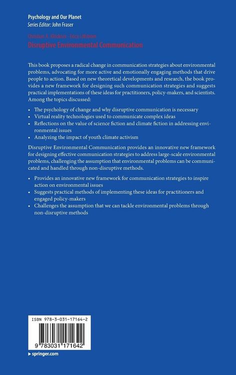 Produktbild: Disruptive Environmental Communication