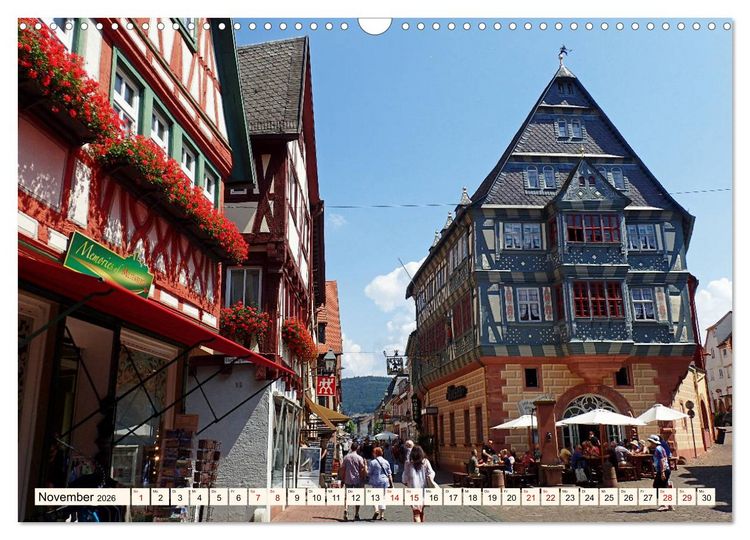 Produktbild: Liebenswertes Miltenberg am Main (Wandkalender 2026 DIN A3 quer), CALVENDO Monatskalender