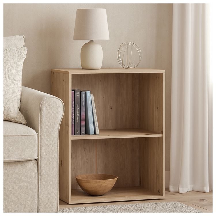 Produktbild: HTI-Living Standregal Nina mit 2 F&auml;chern Artisaneiche Standregal Nina mit 2 F&auml;chern Artisaneiche