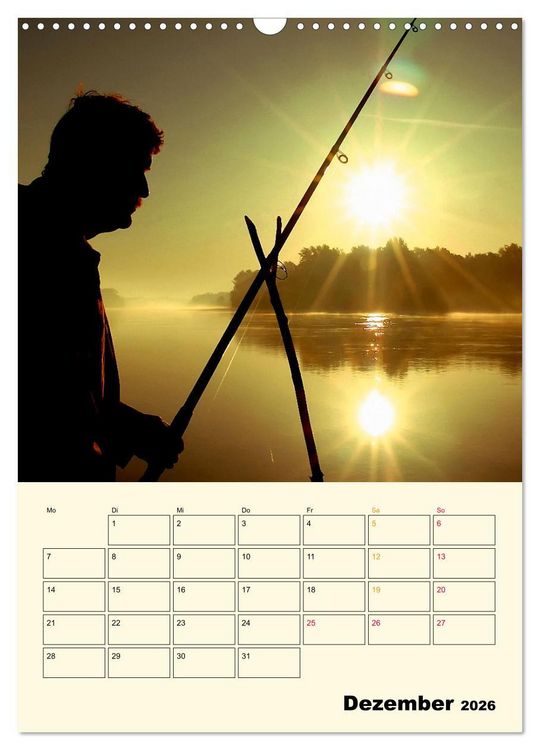 Produktbild: Angeln - extrem faszinierend (Wandkalender 2026 DIN A3 hoch), CALVENDO Monatskalender