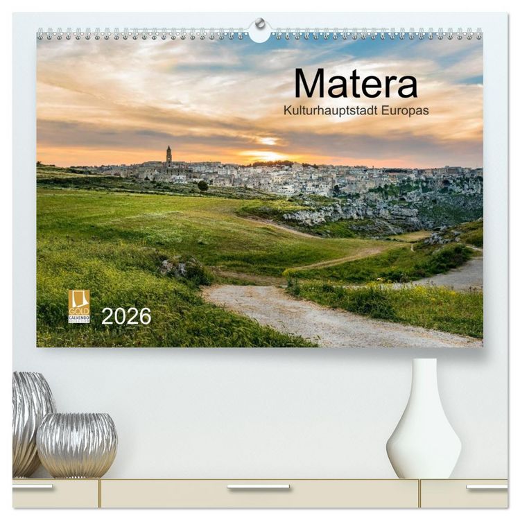 Produktbild: Matera (hochwertiger Premium Wandkalender 2026 DIN A2 quer), Kunstdruck in Hochglanz
