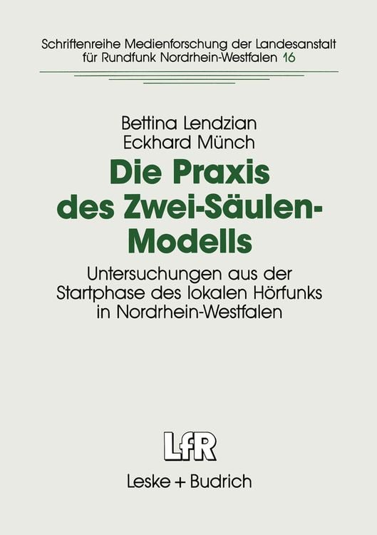 Produktbild: Die Praxis des Zwei-S&auml;ulen-Modells
